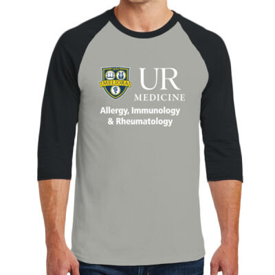 White AIR Heavy Cotton 3/4 sleeve Raglan T-shirt Thumbnail