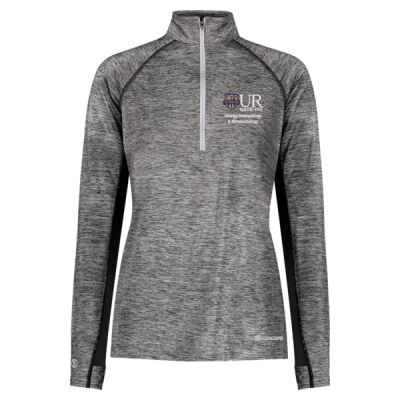 White AIR Women's Electrify CoolCore Quarter-Zip Pullover  Thumbnail