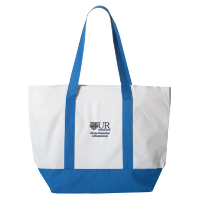 Navy AIR Giant Zippered Tote Thumbnail
