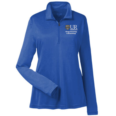 White AIR Women's Zone Performance Quarter-Zip Pullover  Thumbnail