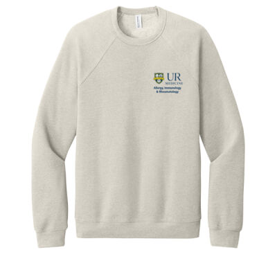 Navy AIR Sponge Fleece Raglan Crewneck Sweatshirt (Left Chest) Thumbnail