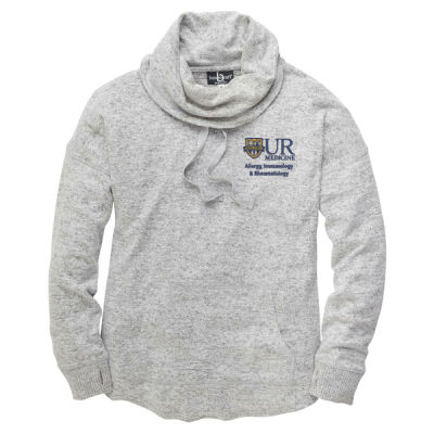 Navy AIR Women's Cuddle Cowelneck Pullover  Thumbnail